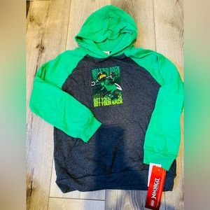 Lego Ninja hoodie sweatshirt size 10-12